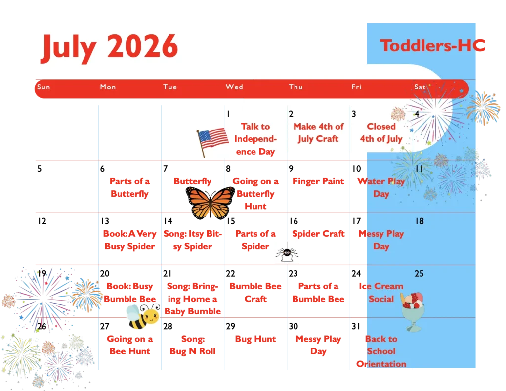 july calendar
