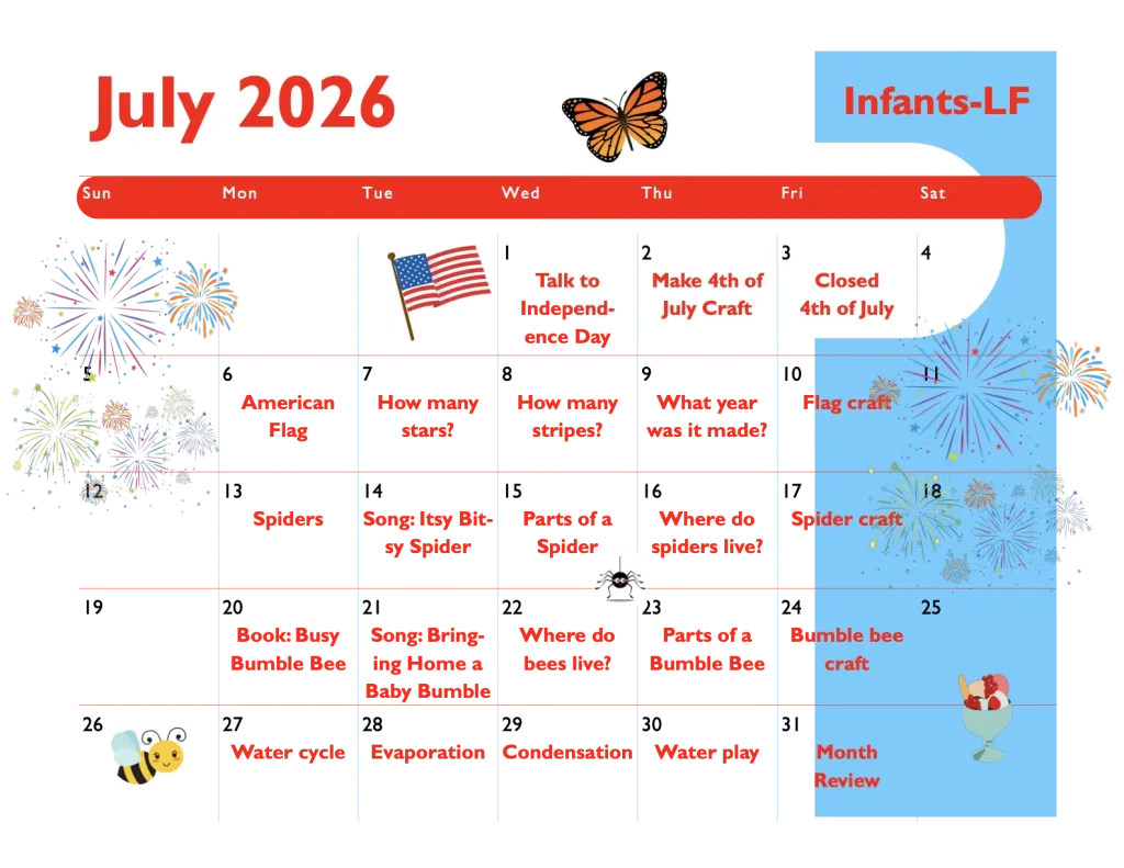 LF july calendar